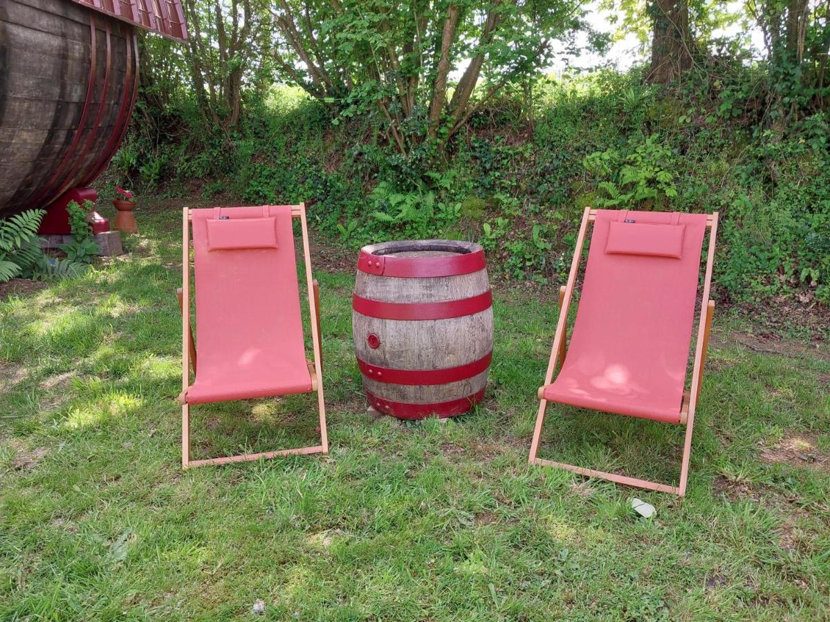 L'Authentique Tonneau A Cidre D'Emma Villa Litteau Kültér fotó