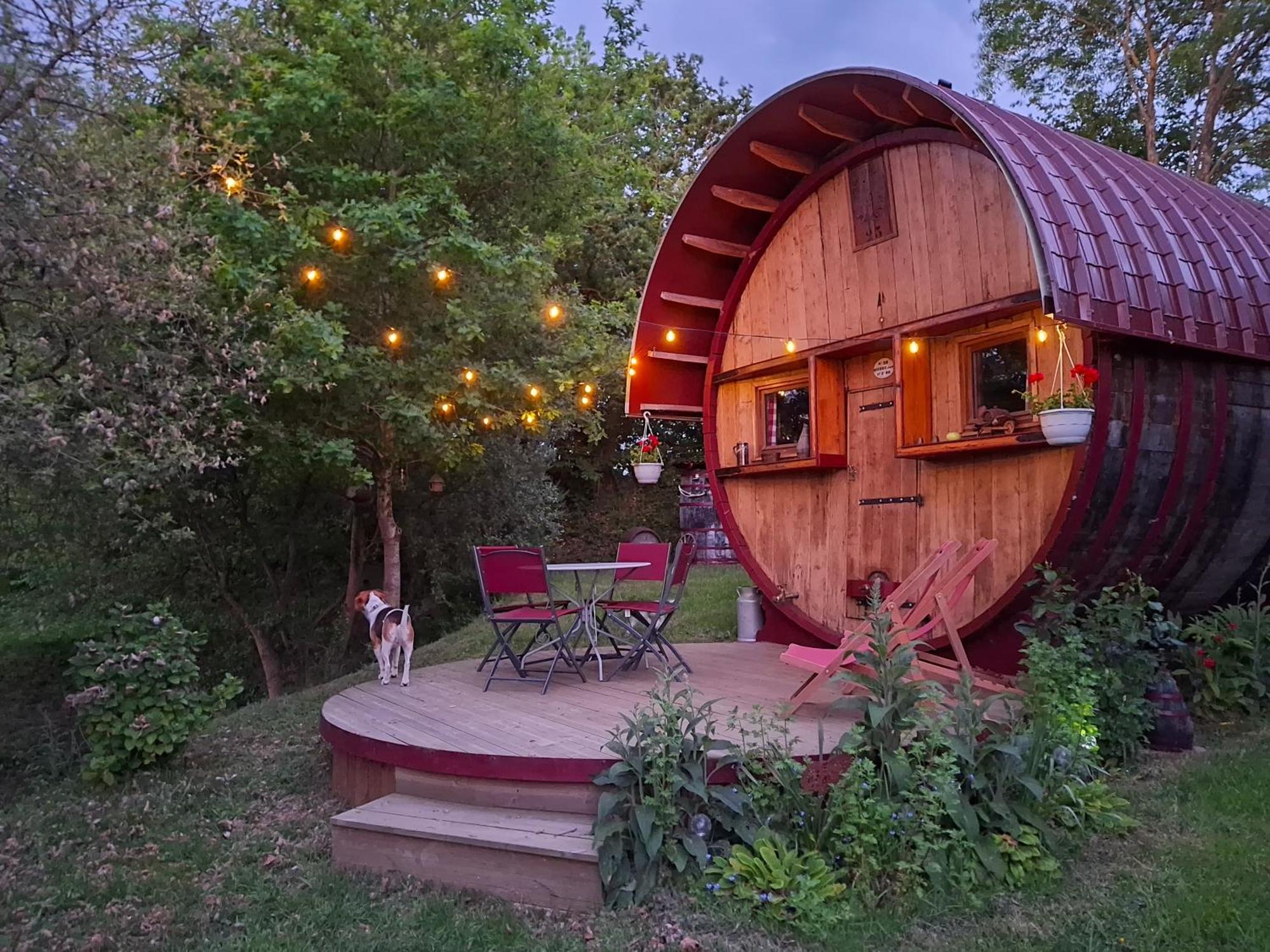 L'Authentique Tonneau A Cidre D'Emma Villa Litteau Kültér fotó